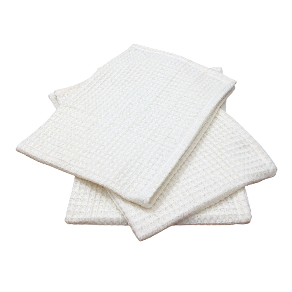 White Waffle Dish Towel